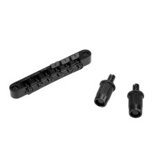 M205BK Бридж Tune-O-Matic для Gibson Les Paul, черный, Musiclily M205BK Бридж Tune-O-Matic для Gibson Les Paul, черный, Musiclily