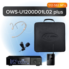 OWS-U1200D01L02-plus Беспроводная система с головным и петличным микрофонами, с кейсом, Октава