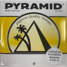 683/3 Комплект струн для балалайки контрабас, Pyramid 683/3 Комплект струн для балалайки контрабас, Pyramid