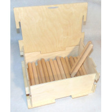 SCL15-BOX20 Клавесы, 15х150мм, бук, набор 20 пар, в деревянном ящике, Sinkopa