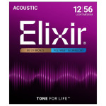 11075 POLYWEB Комплект струн для акустической гитары, Light-Medium, бронза 80/20, 12-56, Elixir 11075 POLYWEB Комплект струн для акустической гитары, Light-Medium, бронза 80/20, 12-56, Elixir