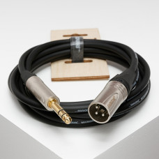 MC226-XMJS-0,5m Кабель микрофонный, XLRM-6.35мм стерео, 0.5м, SHNOOR