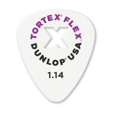 428XR1.14 Tortex Flex X Медиаторы, 72шт, толщина 1,14мм, Dunlop