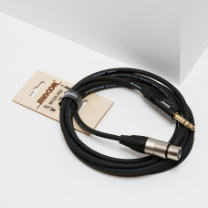 MC226-XFJS-1,5m Кабель микрофонный, XLRF-6.35мм стерео, 1.5м, SHNOOR