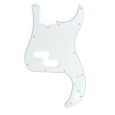 MX1303AW Защитная накладка бас-гитары Precision Bass, 3 слоя, белая, Musiclily