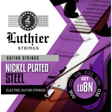 LU-8N Комплект струн для электрогитары, никелированные, 8-38, Luthier