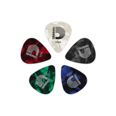 1CAP6-10 Pearl Celluloid Heavy Медиаторы разноцветные толстые, целлулоид, 10шт Planet Waves