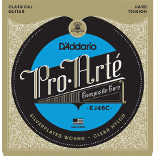 EJ46C COMPOSITE PRO ARTE Струны для классической гитары нейлоновые/композитные Hard D`Addario