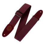 MSSC8-BRG Signature Cotton Series Ремень для гитары, хлопок, бордовый, Levy's