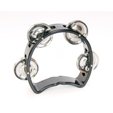 MT05 Тамбурин детский, пластиковый, 4 пары бубенцов DADI