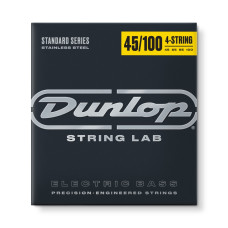 DBS45100 Комплект струн для бас-гитары, нерж.сталь, Medium Light, 45-100, Dunlop