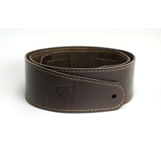 MB6061-114-1 Ремень для гитары, кожаный, махагон, Mamba straps