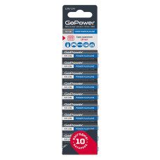 00-00019863 Super Power Alkaline Элемент питания AA/LR6 щелочной 1.5В, 10шт, GoPower