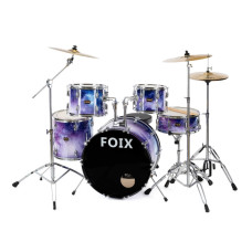 LH-21H10 Барабанная установка, фиолетовая, Foix LH-21H10 Барабанная установка, фиолетовая, Foix