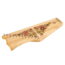 GWS-121S-EAR Гусли, 12струнные, со звукоснимателем, цвет ель, хохломская роспись, Мозеръ