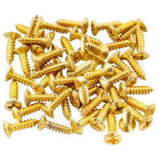 M530-50 Саморез 3х12мм, золото, 50шт, Musiclily M530-50 Саморез 3х12мм, золото, 50шт, Musiclily