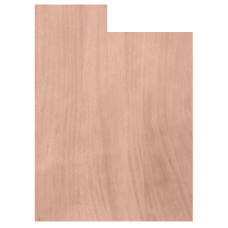 GB-Mahogany-1 Заготовка корпуса электрогитары, красное дерево, Sunsmile