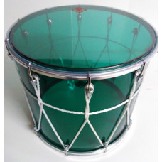 BKA-12Bzv Барабан кавказский 12", акрил цвет "Бирюза" 28х31см, с верёвкой, Мастерская Бехтеревых