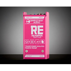 RE-PK Reamper Дибокс, преобразователь сигнала для гитары, пассивный, розовый, Simpleway Audio RE-PK Reamper Дибокс, преобразователь сигнала для гитары, пассивный, розовый, Simpleway Audio