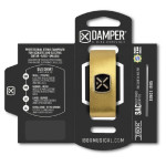 DMMD02 Демпфер гитарный, кожа, средний, золотой металлик, IBOX