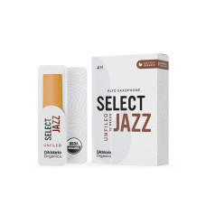 ORRS10ASX4H Organic Select Jazz Unfiled Трости для саксофона альт, размер 4H, 10шт, D'Addario