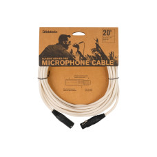 PW-CPMIC-20WH Classic Series Pro Микрофонный кабель, 6м, белый, D'Addario PW-CPMIC-20WH Classic Series Pro Микрофонный кабель, 6м, белый, D'Addario