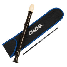 HH-2174 Блокфлейта сопрано, барочная система, коричневая, пластик, 3 части, Cascha HH-2174 Блокфлейта сопрано, барочная система, коричневая, пластик, 3 части, Cascha