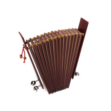 MS-T1-TR-06 Трещотка пластинчатая большая, с бубенцами, тонировка, 1 категория, Мастерская Сереброва MS-T1-TR-06 Трещотка пластинчатая большая, с бубенцами, тонировка, 1 категория, Мастерская Сереброва