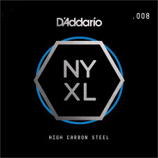 NYS008 NYXL Отдельная струна для гитары, сталь, .008, D'Addario
