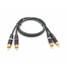 E56-2RCA-2RCA-0100-0 Кабель аудио 2хRCA-2хRCA, 1м, ZZcable E56-2RCA-2RCA-0100-0 Кабель аудио 2хRCA-2хRCA, 1м, ZZcable