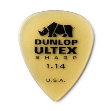433P1.14 Ultex Sharp Медиаторы 6шт, толщина 1,14мм, Dunlop