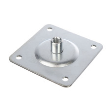 104008 Соединительная пластинка для стойки тренировочного пэда, 70х70мм, сталь, HUN