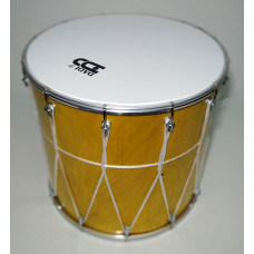 BK-14Lv Барабан кавказский 14" с веревкой, 34х35.6см, желтый, Мастерская Бехтеревых