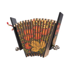 MS-K1-TR-04 Трещотка пластинчатая «малютка», с бубенцами, 1 категория, Мастерская Сереброва MS-K1-TR-04 Трещотка пластинчатая «малютка», с бубенцами, 1 категория, Мастерская Сереброва