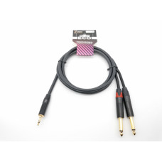 E35-3,5-2J-0150-0 Кабель аудио 3.5-2х6.3мм, 1.5м, ZZcable