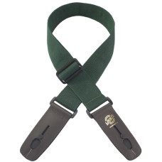 LIS-007-P2-DGRN/BRN Ремень для гитары с блокировкой, тёмно-зелёный, Lock-It Straps, D'Andrea