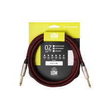 FAS-3(BK/RD) Кабель инструментальный, черный/красный, 3м, Leem FAS-3(BK/RD) Кабель инструментальный, черный/красный, 3м, Leem