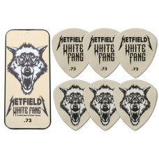 PH122T.73 White Fang Медиаторы в коробочке, 6шт, толщина 0,73мм, Dunlop