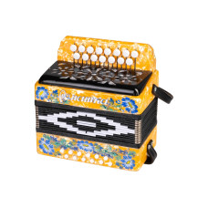 S20XL-C-YL Гармонь "Ромашка" 15х12-I, желтая, Шуйская гармонь S20XL-C-YL Гармонь "Ромашка" 15х12-I, желтая, Шуйская гармонь