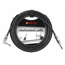 CM-12-BK Кабель инструментальный, черный, прямой/угловой, 4.5м, Joyo CM-12-BK Кабель инструментальный, черный, прямой/угловой, 4.5м, Joyo