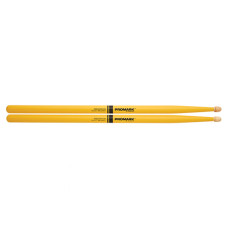 RBH595AW-YELLOW 5B Rebound Барабанные палочки, желтые, смещенный баланс, орех гикори, ProMark
