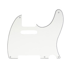 MX1410AW Защитная накладка гитары Fender Telecaster, 3 слоя, состаренный белый, Musiclily