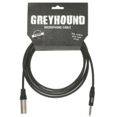 GRG1MP06.0 Greyhound Кабель микрофонный XLRm-6.35мм, 6м, Klotz