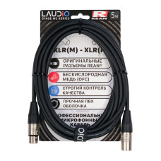 LA-R-MC/5 - STAGE SERIES (REAN), Микрофонный кабель, XLR, 5 метров, LAudio LA-R-MC/5 - STAGE SERIES (REAN), Микрофонный кабель, XLR, 5 метров, LAudio