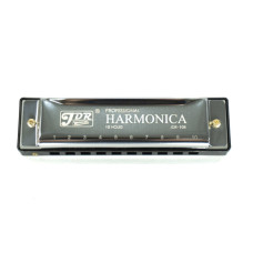H1005 Губная гармошка, тональность С, серебряная, JDR
