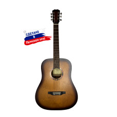 D-Sunburst Гитара акустическая, санберст, Кунгурская Акустика D-Sunburst Гитара акустическая, санберст, Кунгурская Акустика
