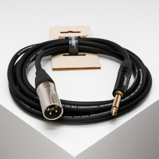 IC124-XMJM-1,5m Кабель инструментальный, XLRM-6.35мм моно, 1.5м, SHNOOR