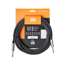 FBS-5(BK/WH) Кабель инструментальный, черный/белый, 5м, Leem FBS-5(BK/WH) Кабель инструментальный, черный/белый, 5м, Leem