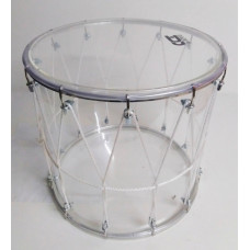 BKA-14Pv Барабан кавказский 14", акрил 34х36см, с верёвкой, прозрачный, Мастерская Бехтеревых