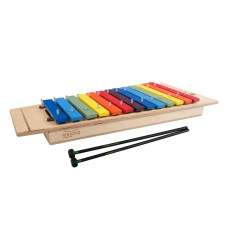 SSM1-С Металлофон сопрано 13+3 нот, С2-A3, на резонаторе, цветные пластины, Sinkopa SSM1-С Металлофон сопрано 13+3 нот, С2-A3, на резонаторе, цветные пластины, Sinkopa